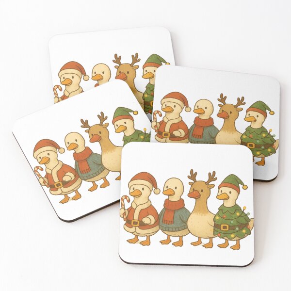 Item preview, Christmas Ducks Parade – Santa, Reindeer & Tree Outfits designed and sold by Dreamiz.