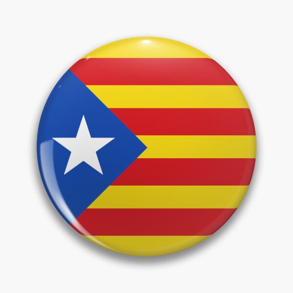 Item preview, Estelada Blava Flag Round Graphic designed and sold by NTGUILTY.