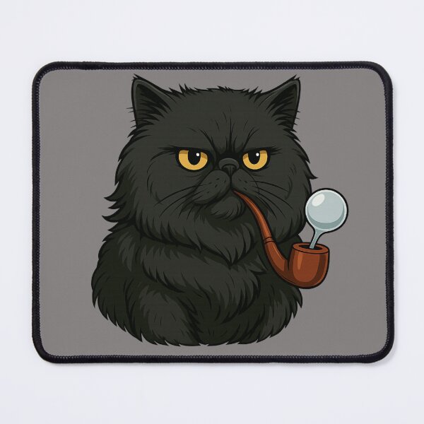 Item preview, The Distinguished Bubble Cat Black Persian with Pipe designed and sold by Taberland.