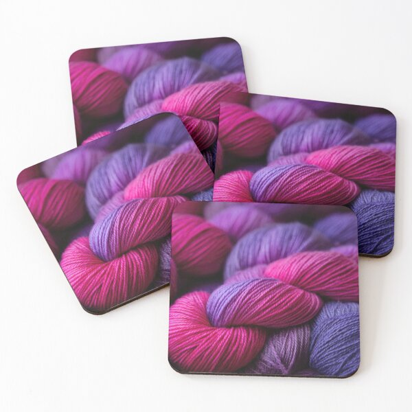 Item preview, Colorful yarn skeins in deep shades designed and sold by anytka.