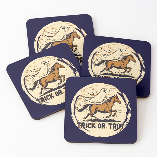Item preview, Funny  Halloween Horse Racing Fan Trick Or Trot Horse Lovers Spooky Season designed and sold by Zayavca.