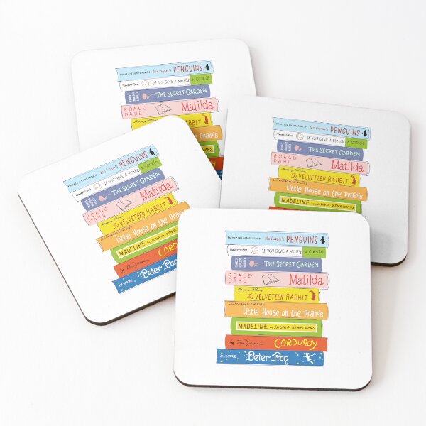 Item preview, Classic childrens book pile designed and sold by redcatdecor.