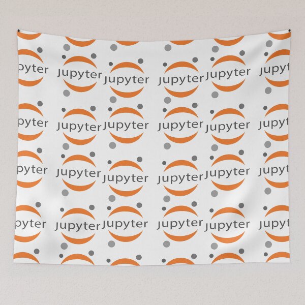 Item preview, Jupyter Notebook Wordmark 4x designed and sold by GlassySteel.