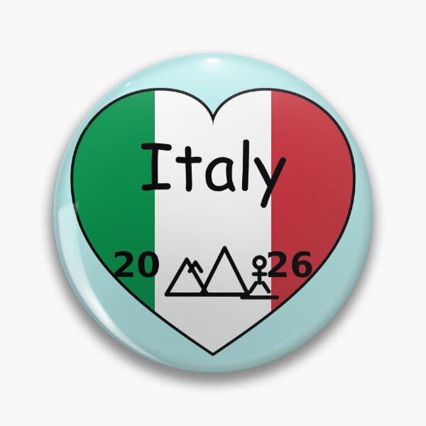 Item preview, Italy 2026 Winter Games Design | Winter Alpine Sports Fan  | Skiing, Snowboarding & Ice Hockey with Italia Flag designed and sold by Pjotre7.