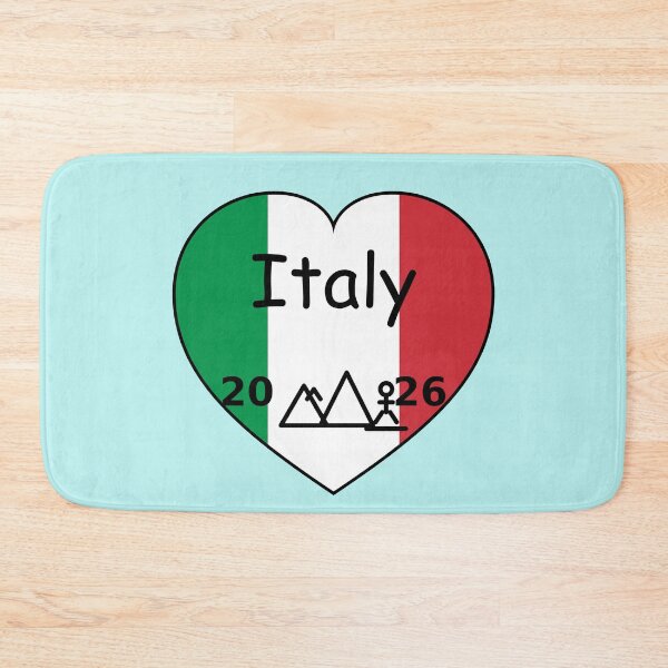 Item preview, Italy 2026 Winter Games Design | Winter Alpine Sports Fan  | Skiing, Snowboarding & Ice Hockey with Italia Flag designed and sold by Pjotre7.