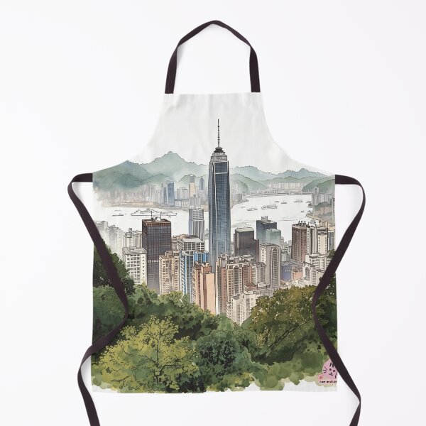 Item preview, HongKong Skyline with Kowloon Waterfront designed and sold by PomandLeo.
