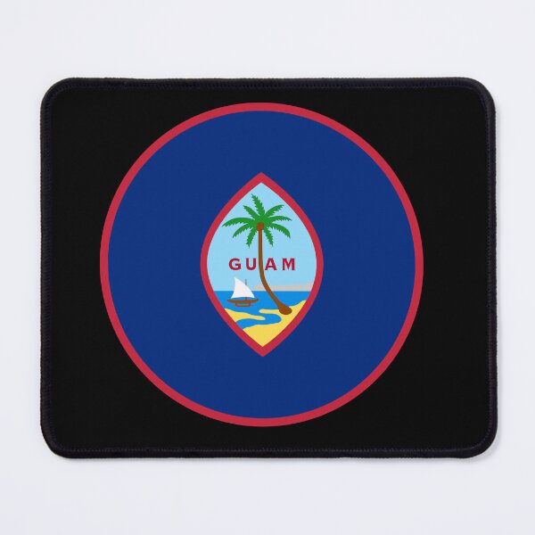 Item preview, Guam Territorial Flag Round Emblem designed and sold by NTGUILTY.
