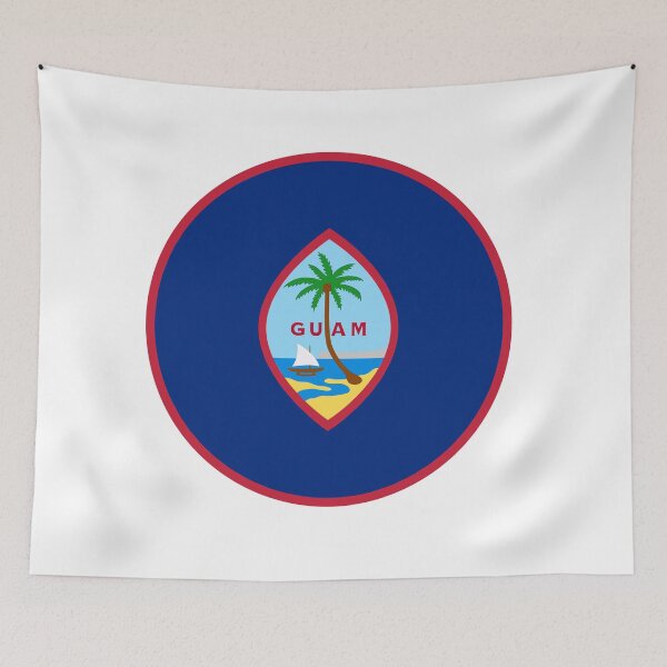 Item preview, Guam Territorial Flag Round Emblem designed and sold by NTGUILTY.