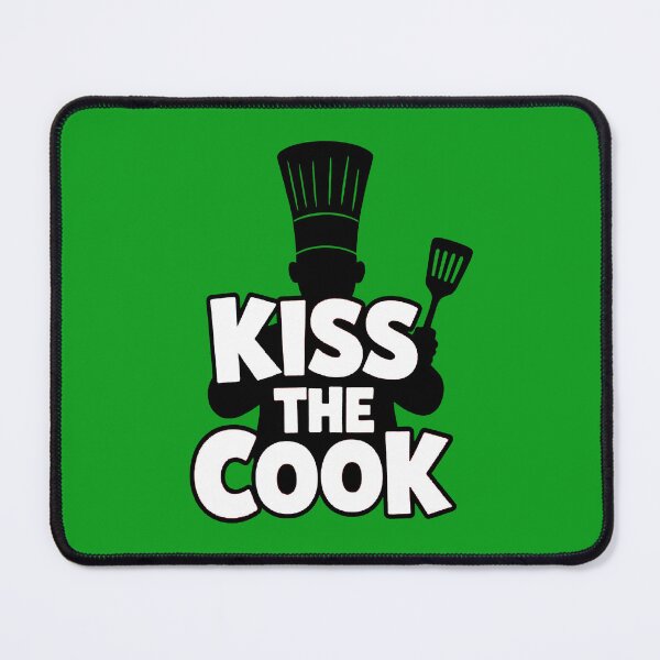 Item preview, Kiss The Cook. Funny Cooking Quote. Gift For Dad designed and sold by DesignHouse07.