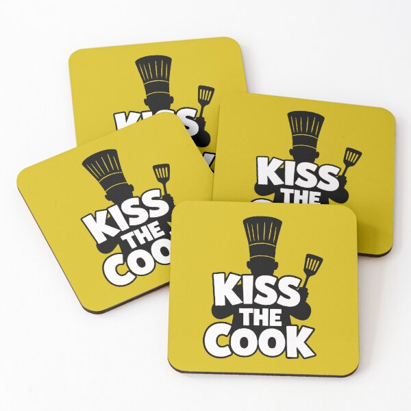 Item preview, Kiss The Cook. Funny Cooking Quote. Gift For Dad designed and sold by DesignHouse07.
