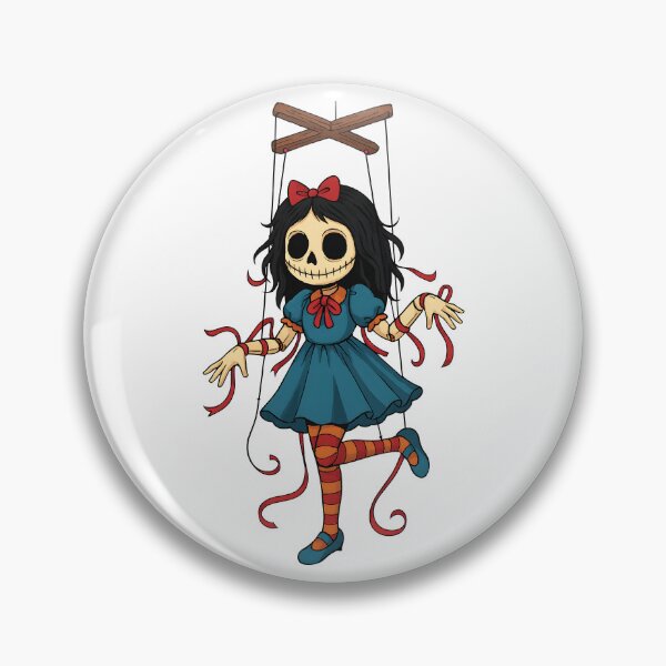 Item preview, Creepy Cute Marionette Girl designed and sold by Weasel Graphix.