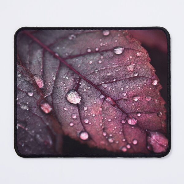 Item preview, Purple leaves glistening after rain designed and sold by anytka.