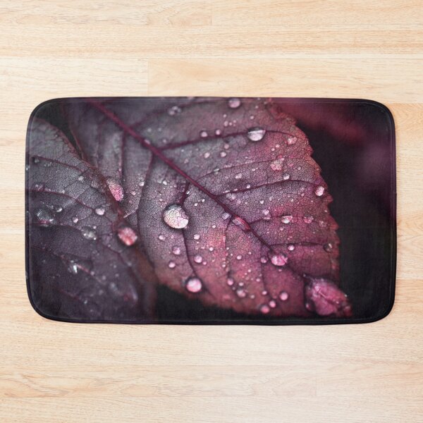 Item preview, Purple leaves glistening after rain designed and sold by anytka.