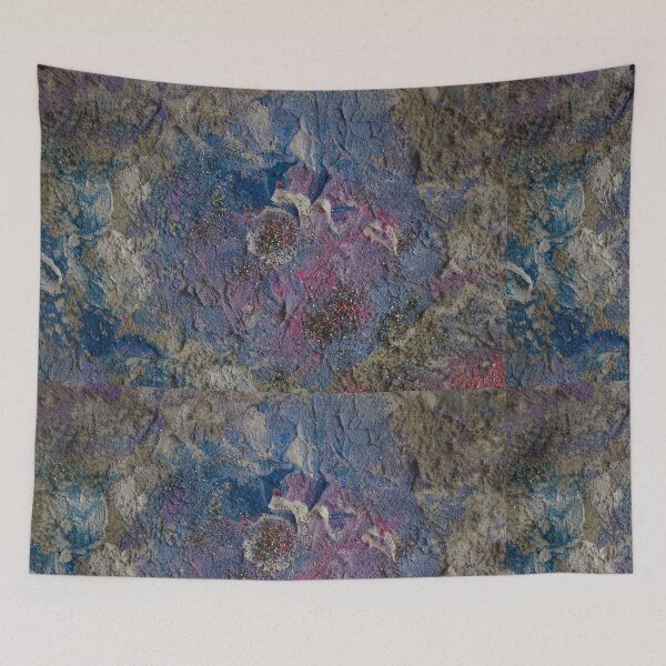 Item preview, “Flower and Classicism” (Grey Violet Blue) designed and sold by GIOVANNA D'ANGELO ART.