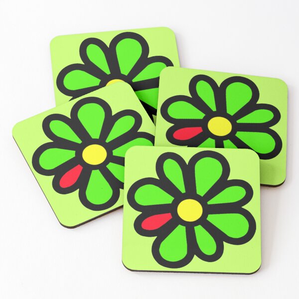 Item preview, ICQ Flower Logo – 90s Internet Nostalgia | Retro Tech Aesthetic designed and sold by SimplyJasper.
