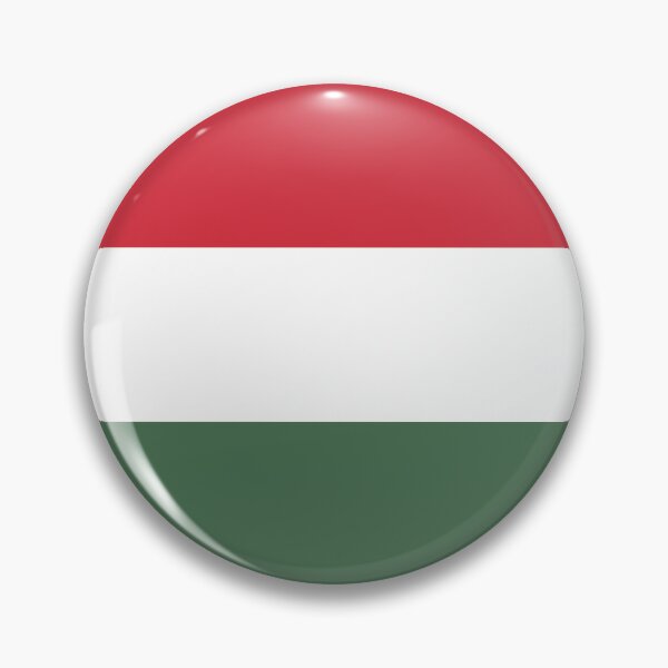 Item preview, Hungary Flag Round Design designed and sold by NTGUILTY.