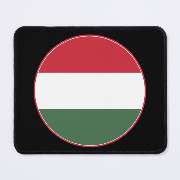 Item preview, Hungary Flag Round Design designed and sold by NTGUILTY.