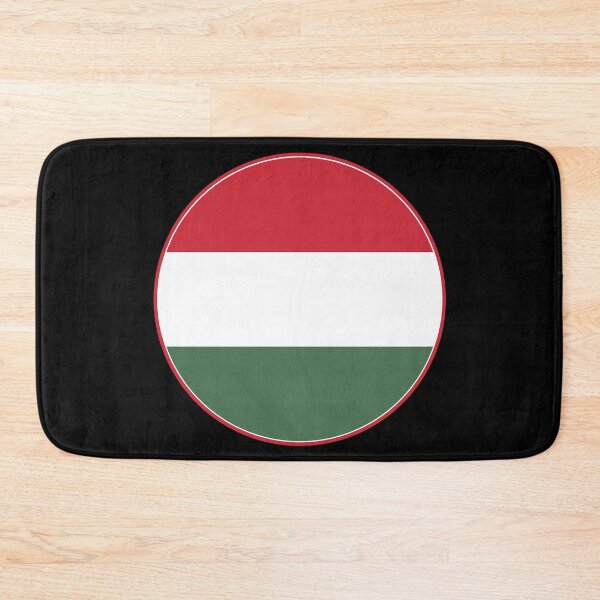 Item preview, Hungary Flag Round Design designed and sold by NTGUILTY.