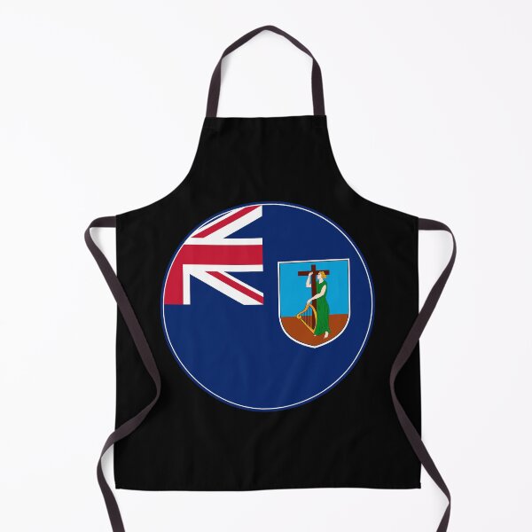 Item preview, Montserrat Flag Round Design designed and sold by NTGUILTY.