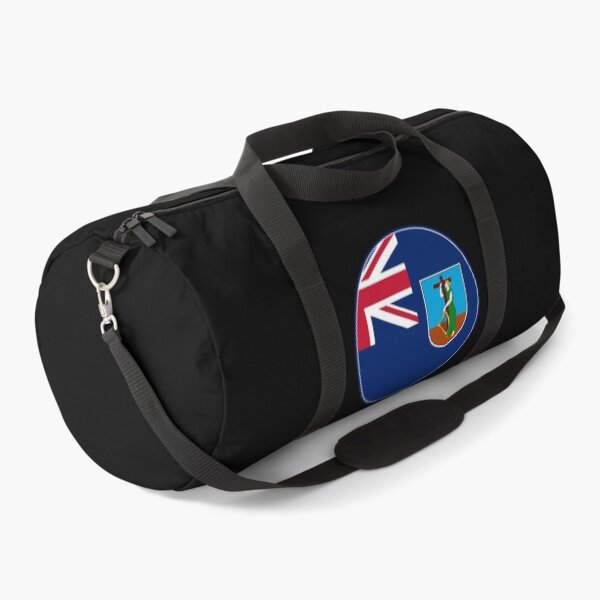 Item preview, Montserrat Flag Round Design designed and sold by NTGUILTY.