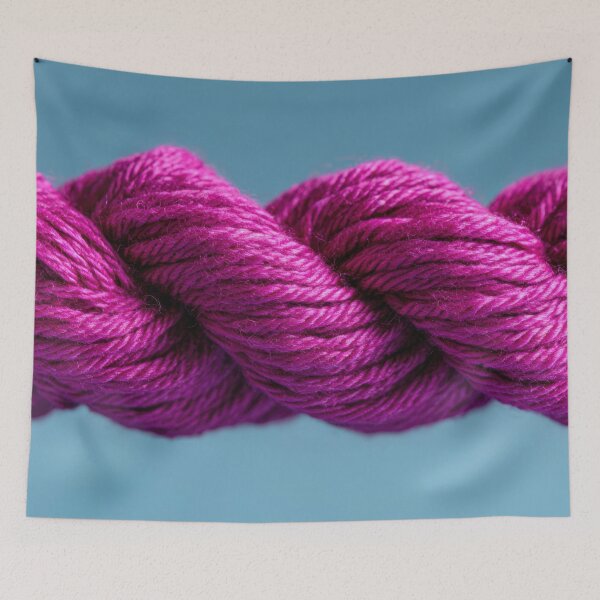 Item preview, Twisted pink yarn for crafts designed and sold by anytka.