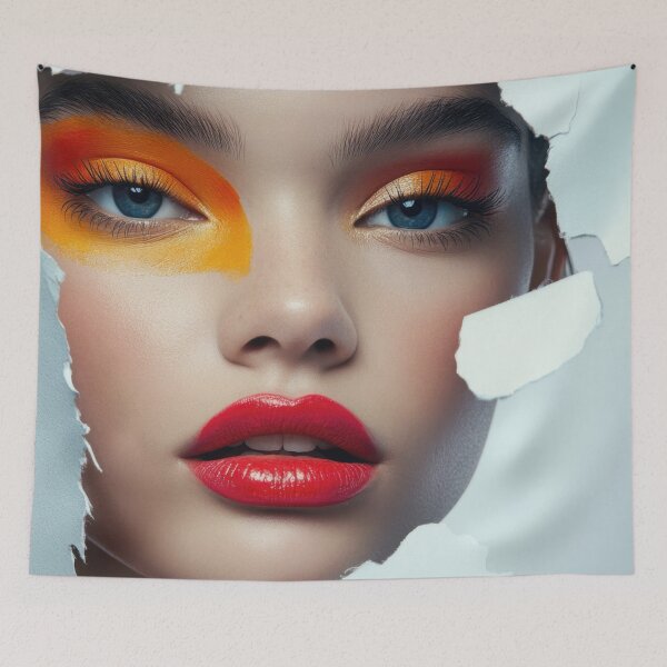 Item preview, Bold makeup art with vibrant colors designed and sold by anytka.