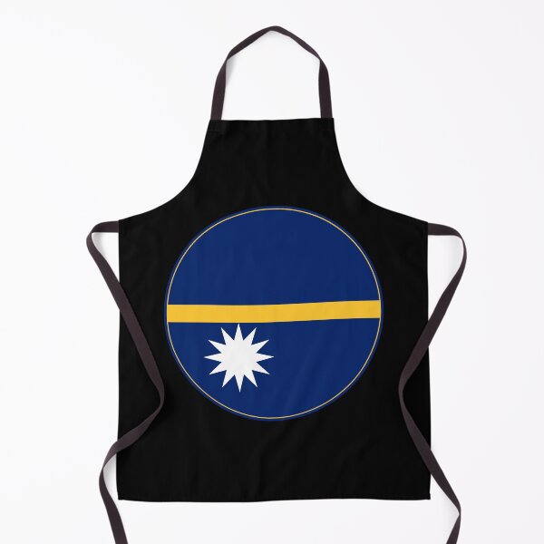Item preview, Nauru Flag Round Design designed and sold by NTGUILTY.