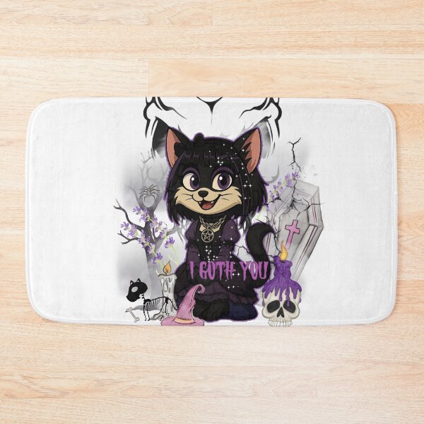 Item preview, I Goth You – Cute Gothic Cat Witch designed and sold by Mars.Pen.Studio.