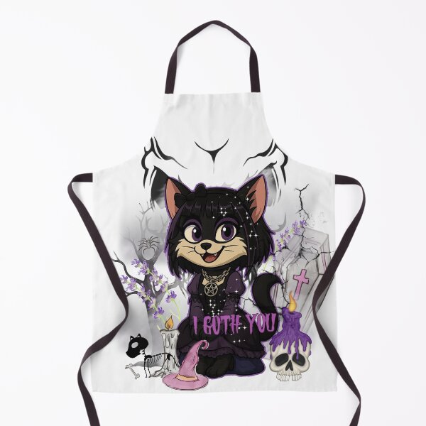 Item preview, I Goth You – Cute Gothic Cat Witch designed and sold by Mars.Pen.Studio.