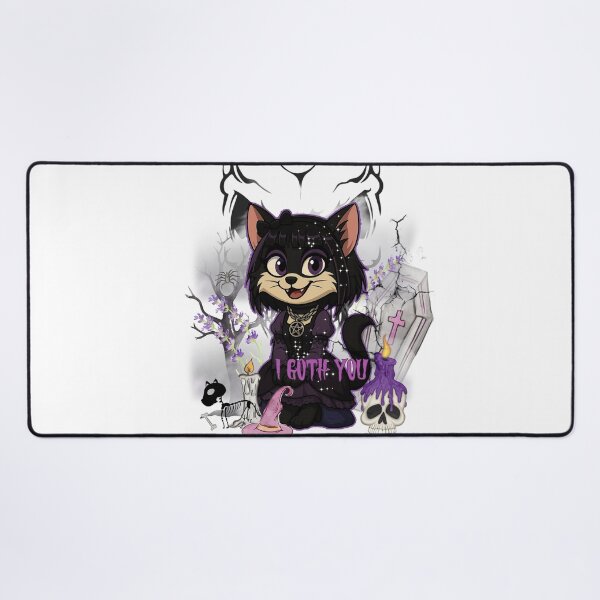 Item preview, I Goth You – Cute Gothic Cat Witch designed and sold by Mars.Pen.Studio.