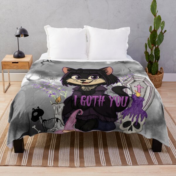 Item preview, I Goth You – Cute Gothic Cat Witch designed and sold by Mars.Pen.Studio.