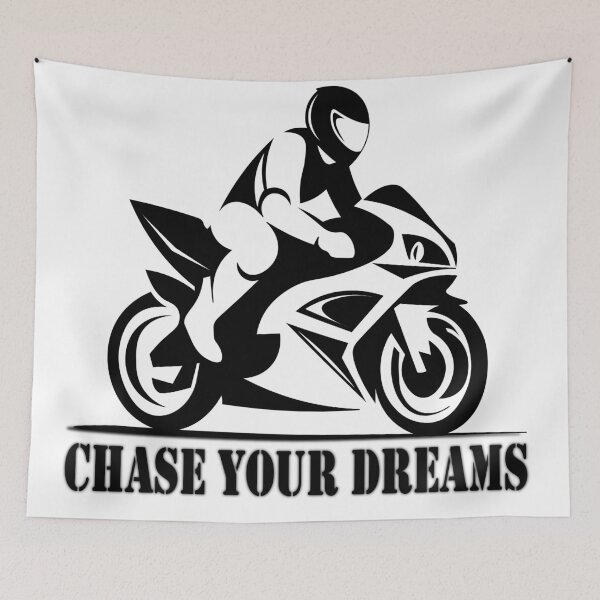 Item preview, Speed Racer Line Art – Minimalist Motorcycle Rider Design designed and sold by O2 Artistry.