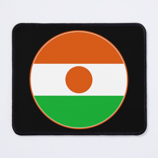 Item preview, Niger Flag Round Design designed and sold by NTGUILTY.