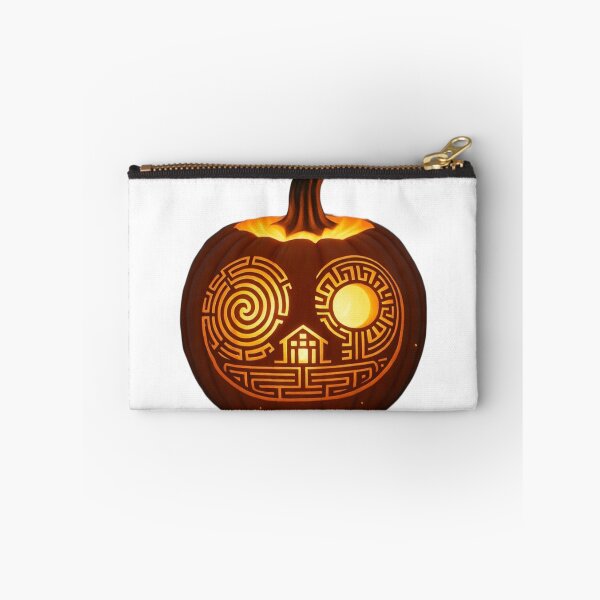 Item preview, Zen Labyrinth Pumpkin - Geometric Maze Halloween Glow designed and sold by YR Studio.