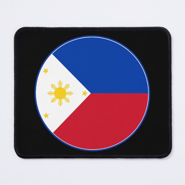 Item preview, Philippines Flag Round Design designed and sold by NTGUILTY.