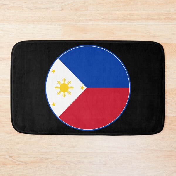 Item preview, Philippines Flag Round Design designed and sold by NTGUILTY.