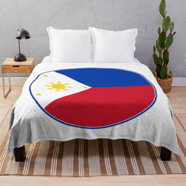 Item preview, Philippines Flag Round Design designed and sold by NTGUILTY.