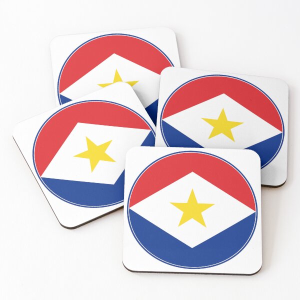 Item preview, Saba Flag Round Design designed and sold by NTGUILTY.