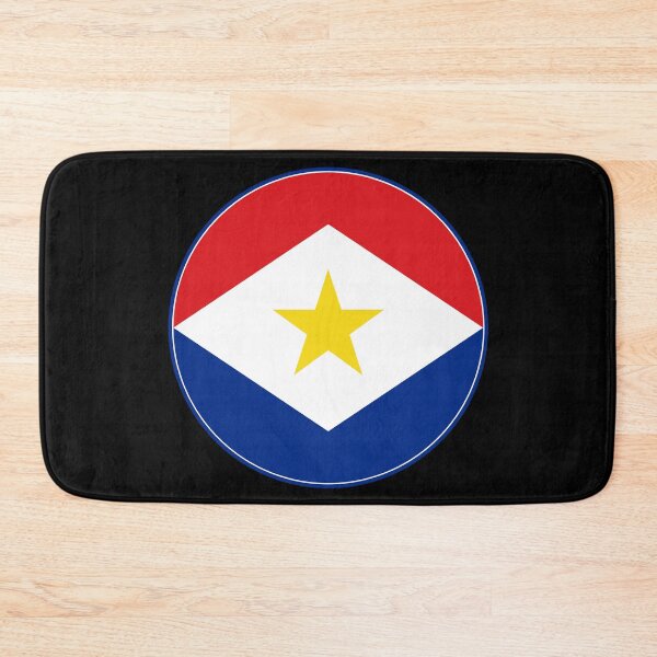 Item preview, Saba Flag Round Design designed and sold by NTGUILTY.