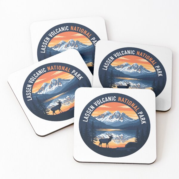 Item preview, Vintage Lassen Volcanic California Scenic Adventure Journey National Park Resist Deer designed and sold by Simsimah26Parks.