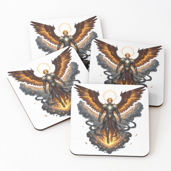 Item preview, Abaddon’s Flame — Fallen Angel of Light and Shadow designed and sold by Aileen404.