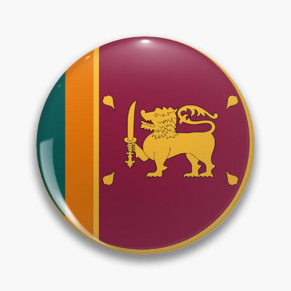 Item preview, Sri Lanka Flag Round Design designed and sold by NTGUILTY.