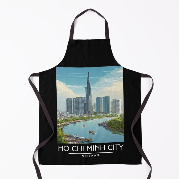 Item preview, A Travel Illustration of Ho Chi Minh City - Vietnam designed and sold by GoodOldVintage.