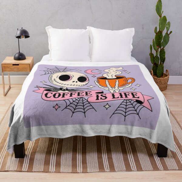 Item preview, Coffee Is Life – Spooky Cute Halloween Coffee Art designed and sold by MeowLoka ⭐⭐⭐⭐.