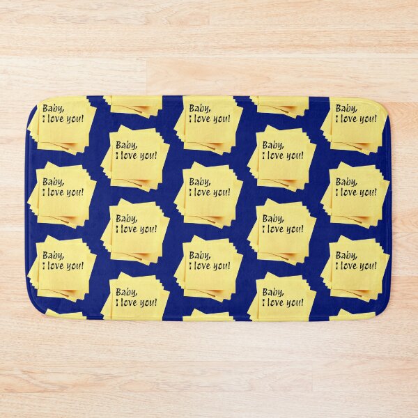 Item preview, STICKY NOTES:  Baby, I love you! - funny messages designed and sold by DesignsFromTW-S.
