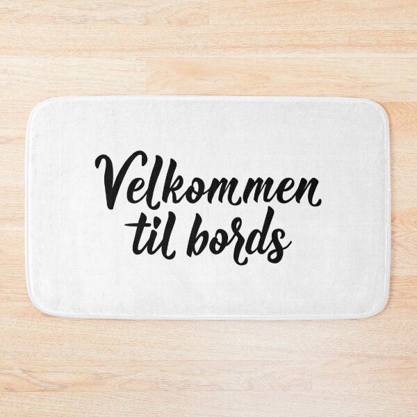 Item preview, Velkommen til bords. Norwegian text: Welcome to the table. designed and sold by pidzam4e.
