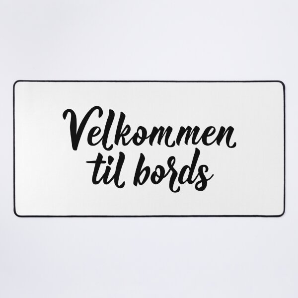 Item preview, Velkommen til bords. Norwegian text: Welcome to the table. designed and sold by pidzam4e.