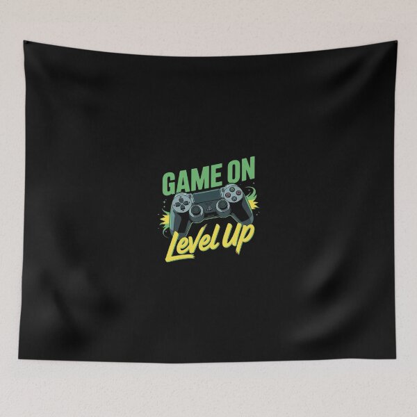 Item preview, Gamer Gaming Game On, Level Up  designed and sold by Belkisallen.
