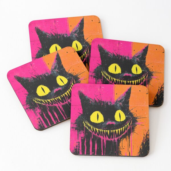 Item preview, Neon Nightmare Cat designed and sold by PlengPoomofArts.