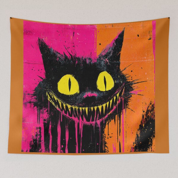 Item preview, Neon Nightmare Cat designed and sold by PlengPoomofArts.